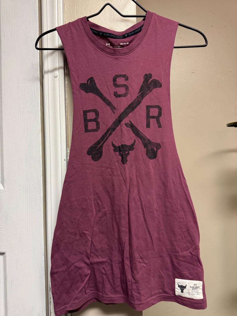 Under Armour - Project Rock- BUNDLE 2 Sleeveless Graphic Muscle Tanks PUS hoodie